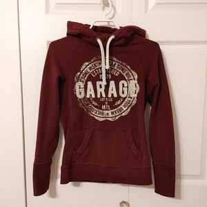 GARAGE burgundy hoodie